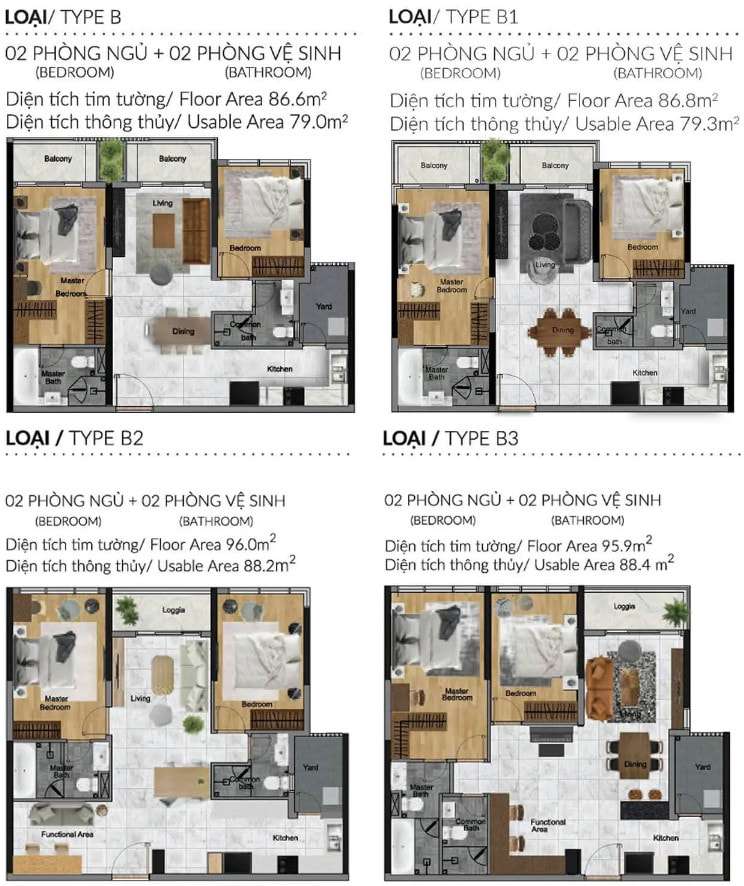 Mặt bằng khối C2