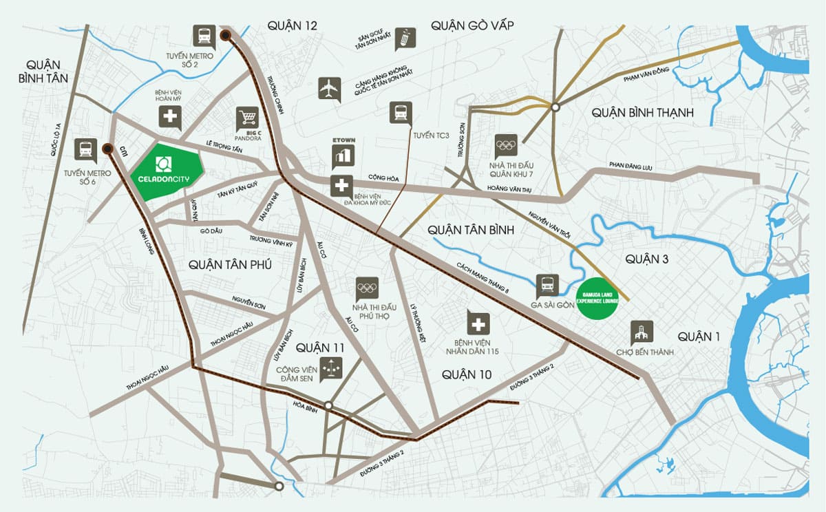 vi tri dự án celadon city